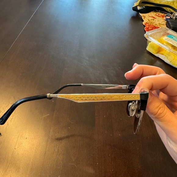 Gucci GG0051S Metal/Acetate Clubmasters- Black/Gold- W/ ORIGINAL DUST BAG & CASE - Picture 2 of 11